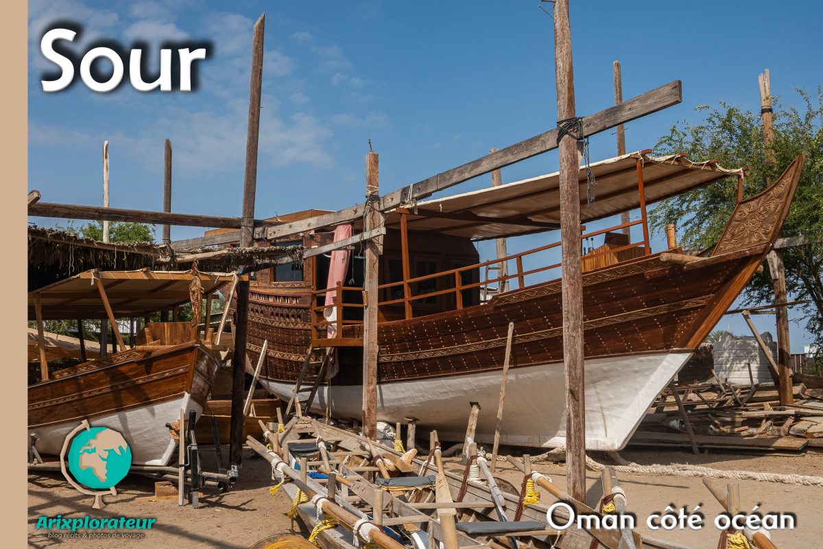 Vignette Sour – Oman côté océan, chantier naval de boutres traditionnels